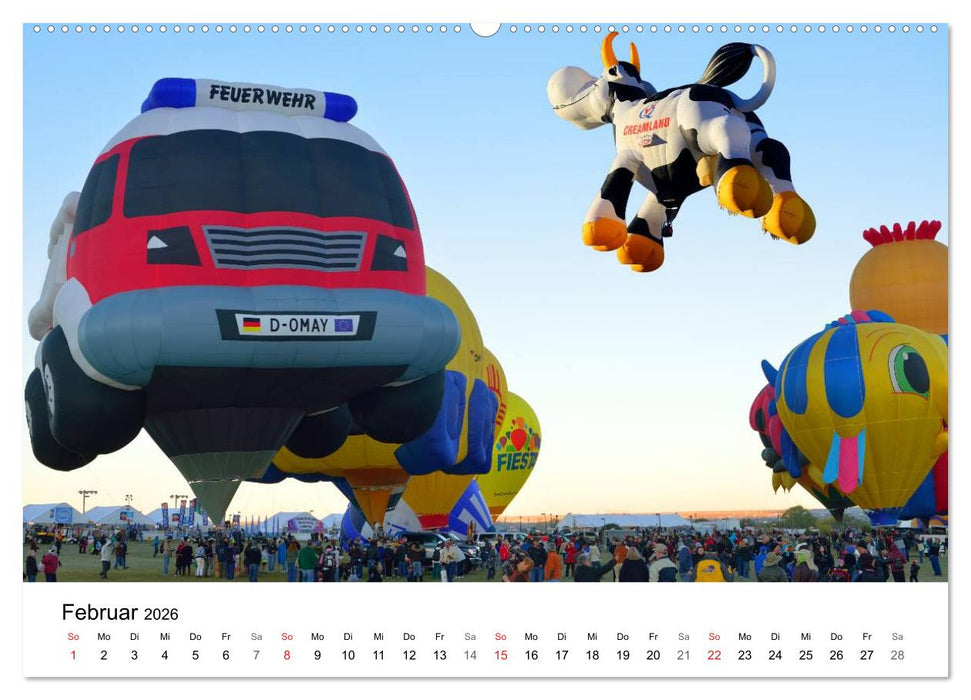 Balloon Fiesta New Mexico (CALVENDO Premium Wandkalender 2026)
