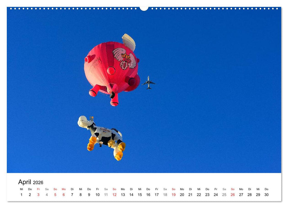 Balloon Fiesta New Mexico (CALVENDO Premium Wandkalender 2026)