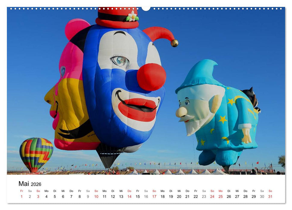 Balloon Fiesta New Mexico (CALVENDO Premium Wandkalender 2026)