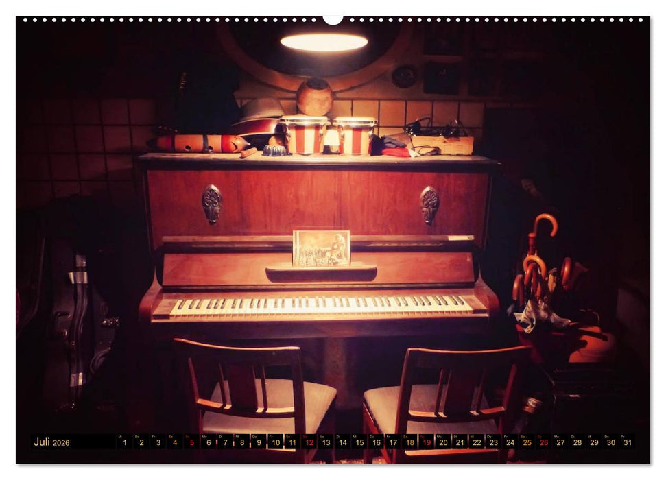 Klavier fasziniert (CALVENDO Premium Wandkalender 2026)
