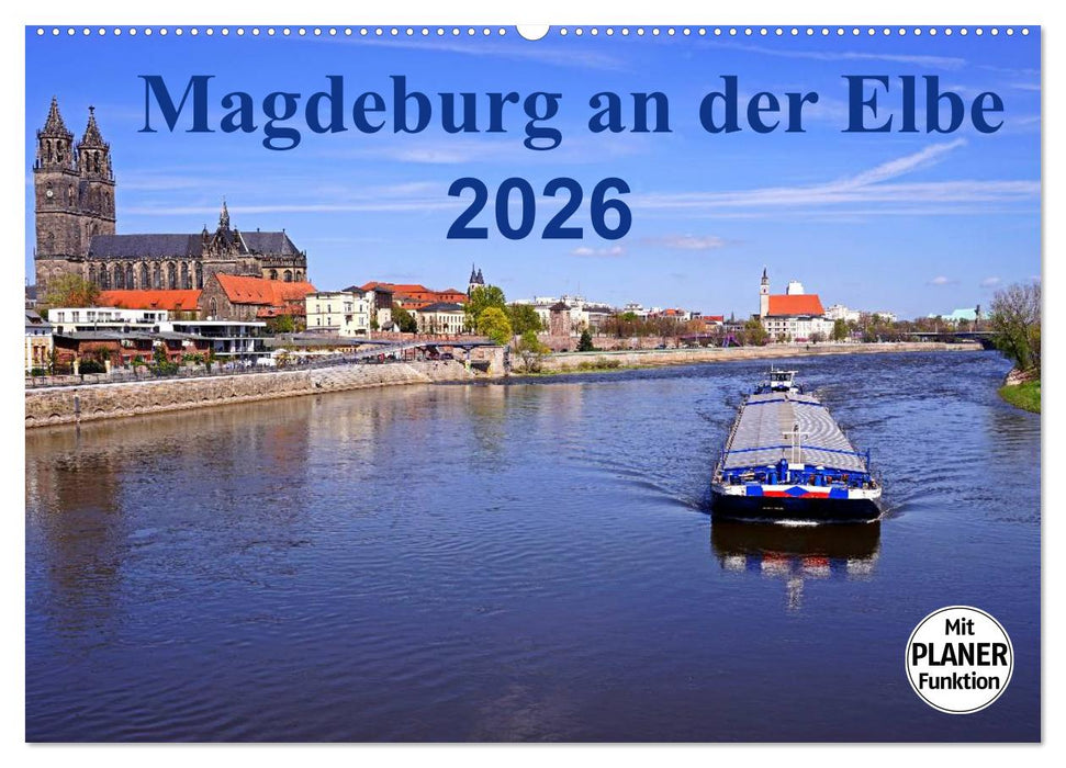 Magdeburg an der Elbe 2026 (CALVENDO Wandkalender 2026)