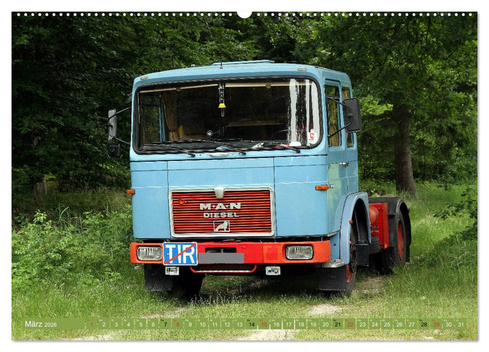 Historische Nutzfahrzeuge (CALVENDO Wandkalender 2026)