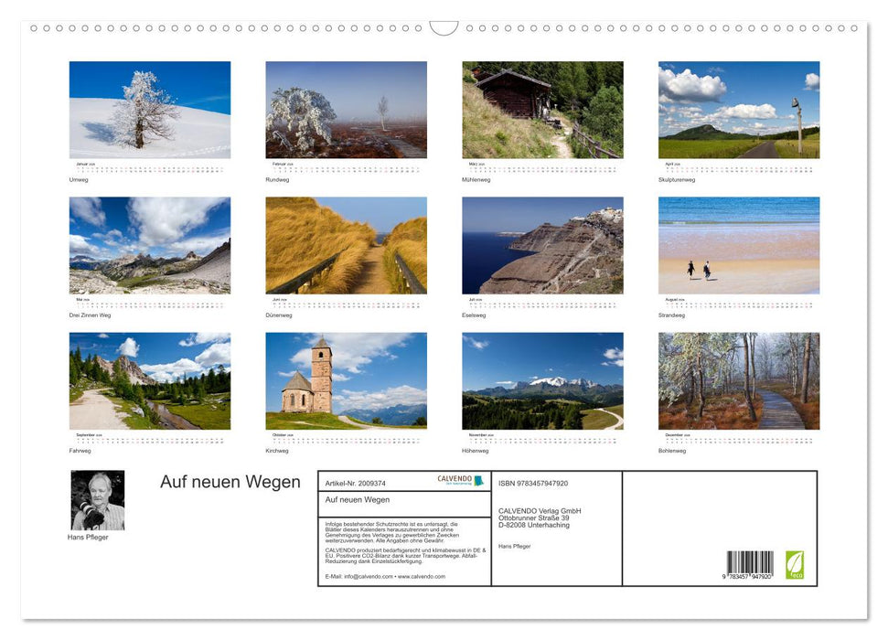 Auf neuen Wegen (CALVENDO Wandkalender 2026)