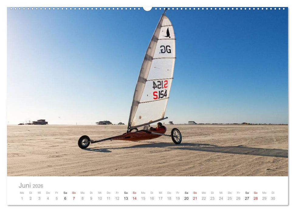 St. Peter-Ording. Deutschlands größte Sandkiste (CALVENDO Wandkalender 2026)