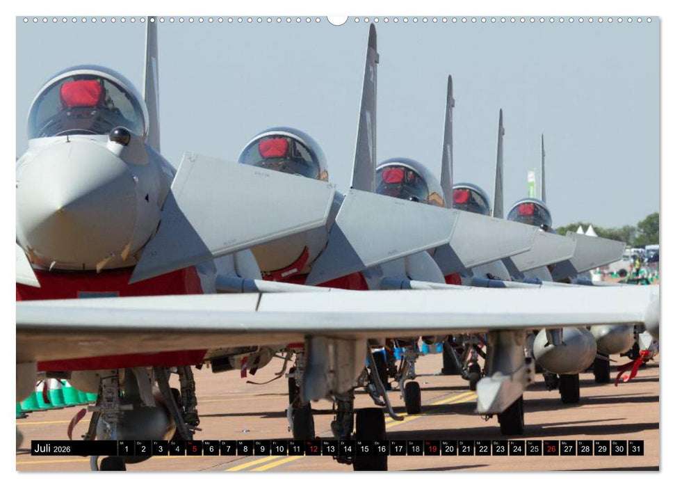 Augenblicke in der Luft: Eurofighter Typhoon (CALVENDO Premium Wandkalender 2026)