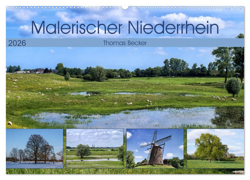 Malerischer Niederrhein (CALVENDO Wandkalender 2026)