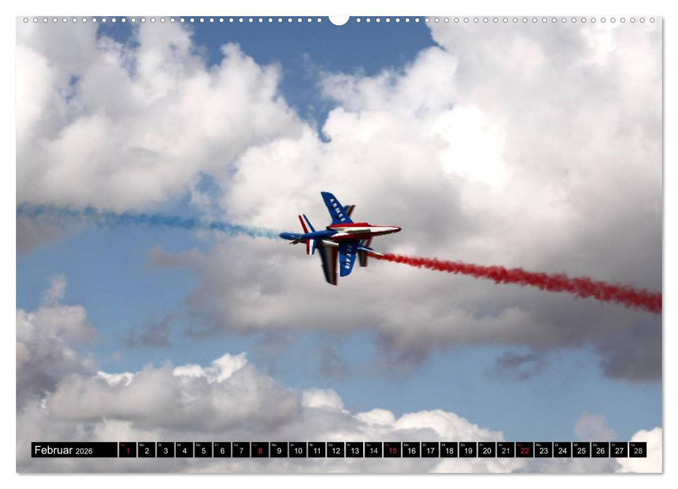 Augenblicke in der Luft: Patrouille de France (CALVENDO Wandkalender 2026)