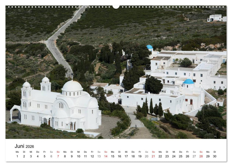 Paros, Perle der Kykladen (CALVENDO Wandkalender 2026)