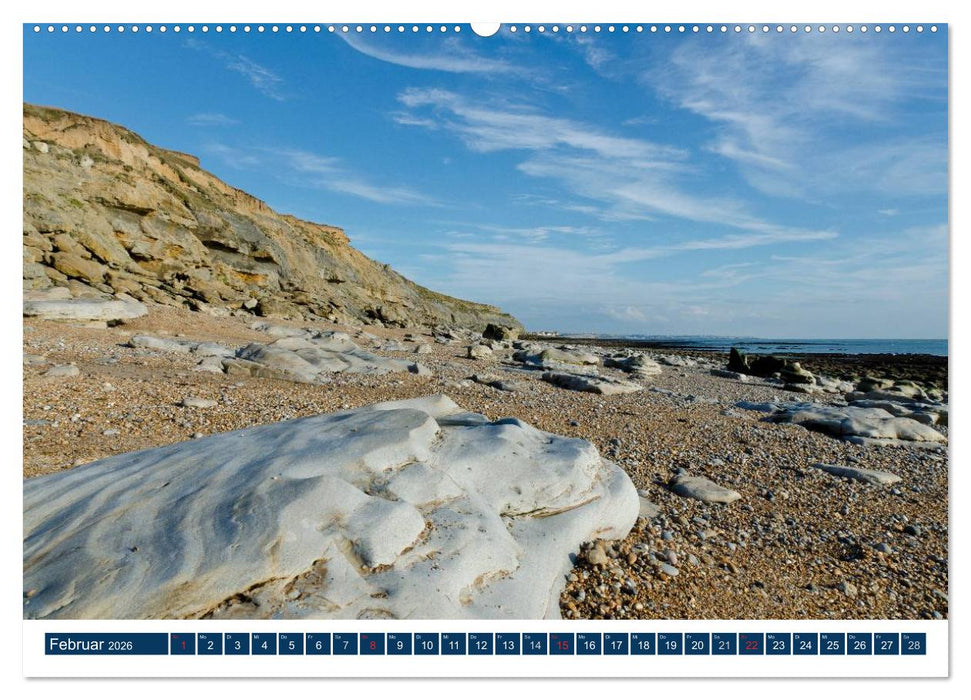 Normandie - raue Küsten, sanfte Hügel (CALVENDO Premium Wandkalender 2026)