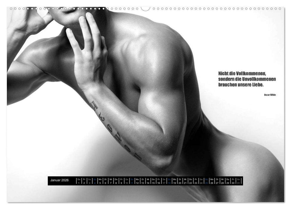 Kluge Sprüche... starke Männer (CALVENDO Premium Wandkalender 2026)
