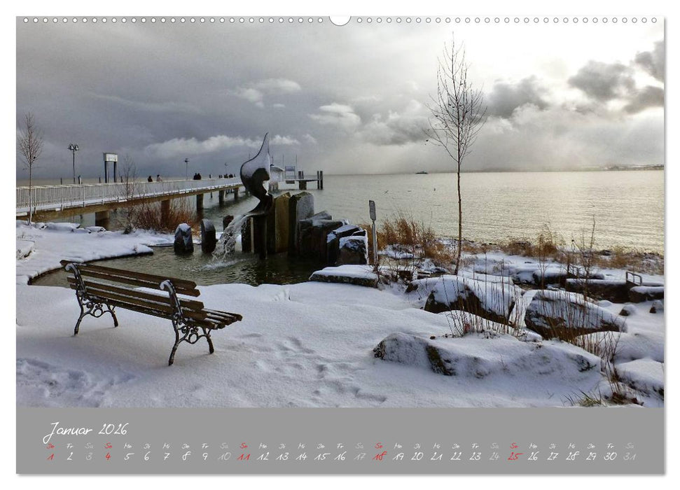 Farbrausch Bodensee (CALVENDO Premium Wandkalender 2026)