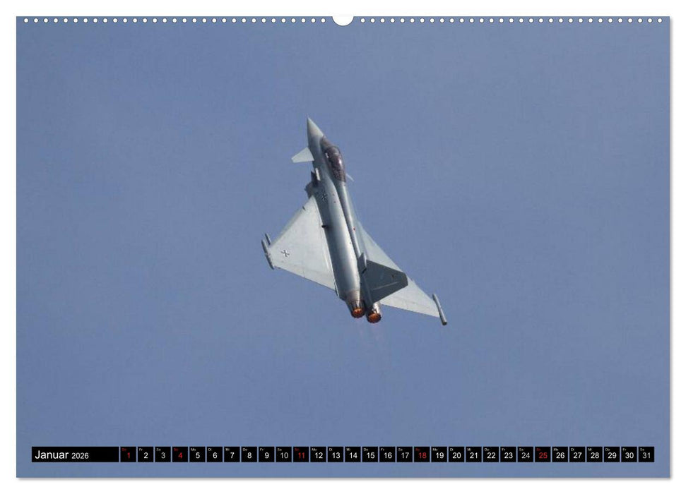 Augenblicke in der Luft: Eurofighter Typhoon (CALVENDO Wandkalender 2026)