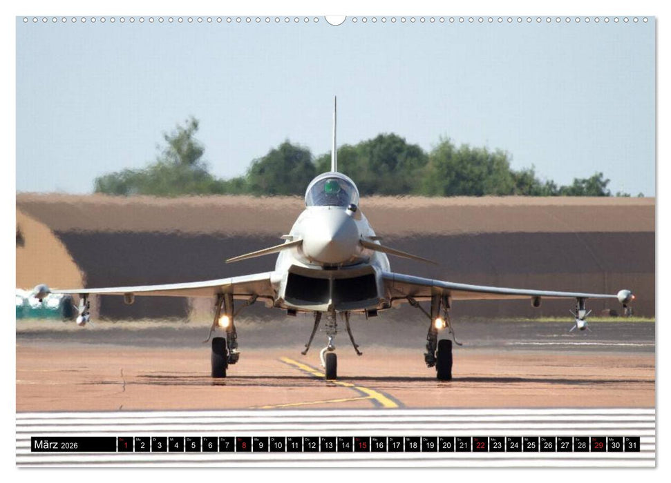 Augenblicke in der Luft: Eurofighter Typhoon (CALVENDO Wandkalender 2026)