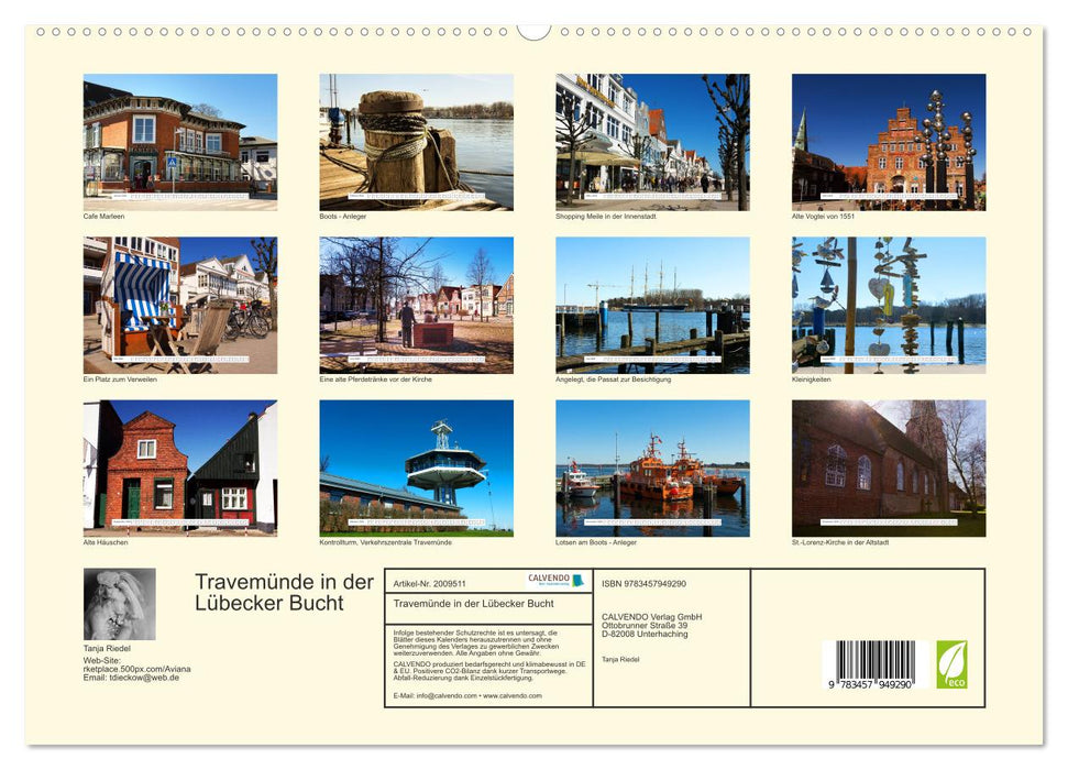 Travemünde in der Lübecker Bucht (CALVENDO Premium Wandkalender 2026)