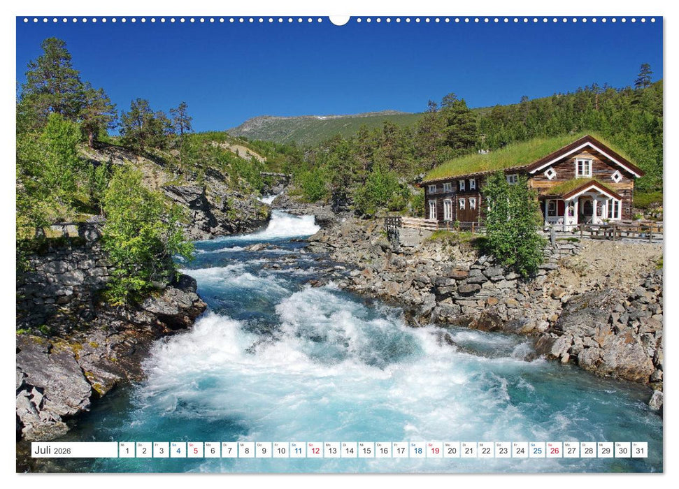 Norwegen PUR (CALVENDO Premium Wandkalender 2026)