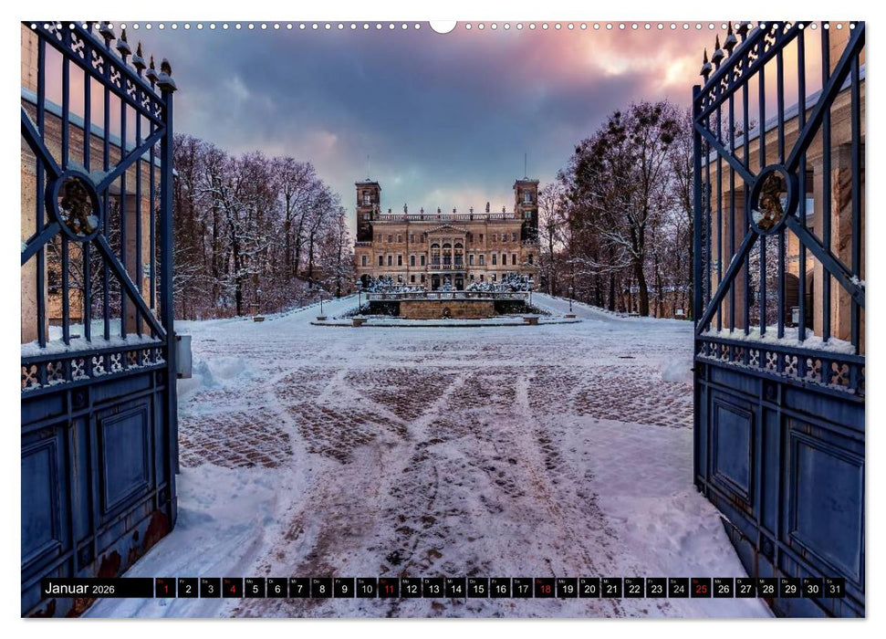 Sachsens Schlösser (CALVENDO Wandkalender 2026)