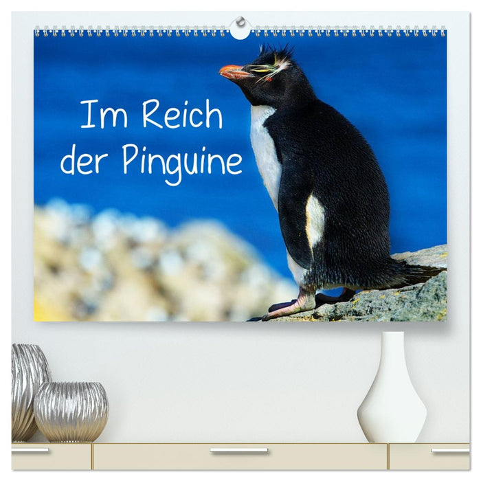 Im Reich der Pinguine (CALVENDO Premium Wandkalender 2026)