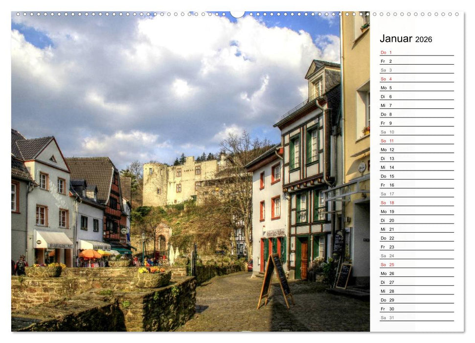 Die Eifel und ihre Regionen - Die Nordeifel (CALVENDO Premium Wandkalender 2026)