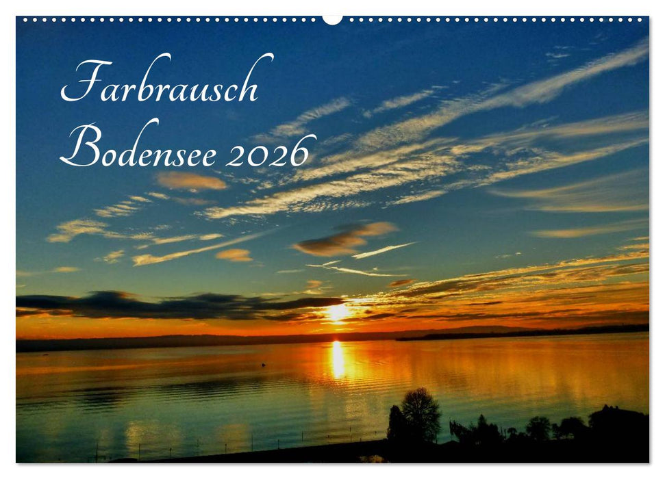 Farbrausch Bodensee (CALVENDO Wandkalender 2026)