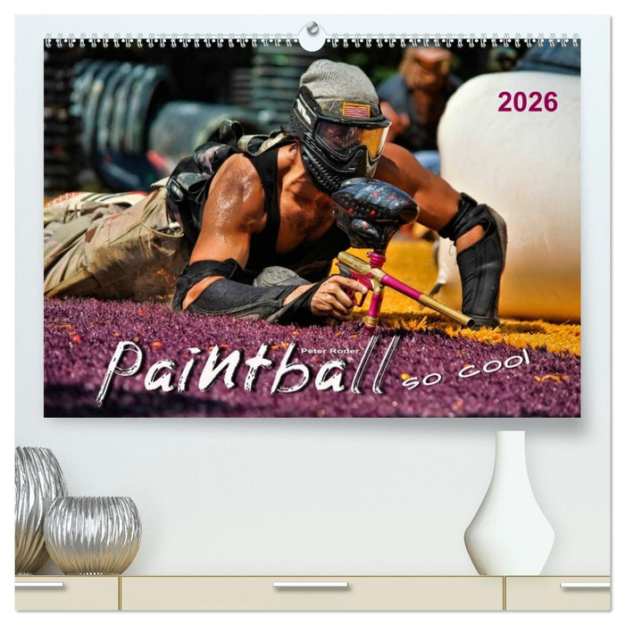 Paintball - so cool (CALVENDO Premium Wandkalender 2026)