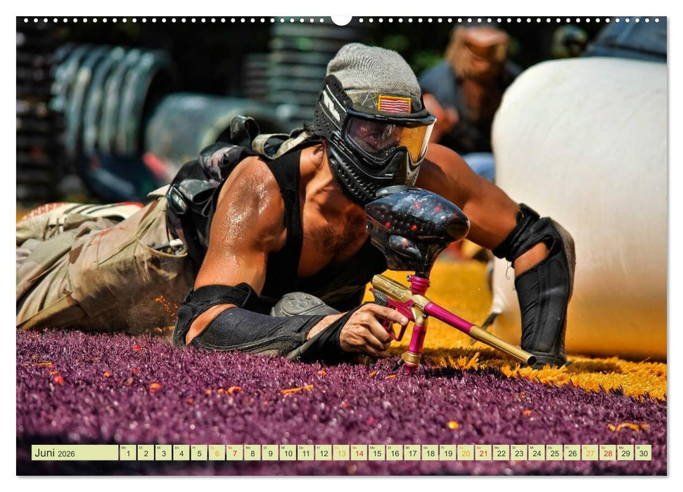 Paintball - so cool (CALVENDO Premium Wandkalender 2026)