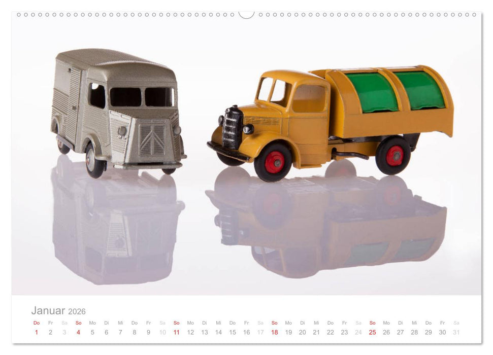 Dinky Toys Spielzeugautos (CALVENDO Wandkalender 2026)