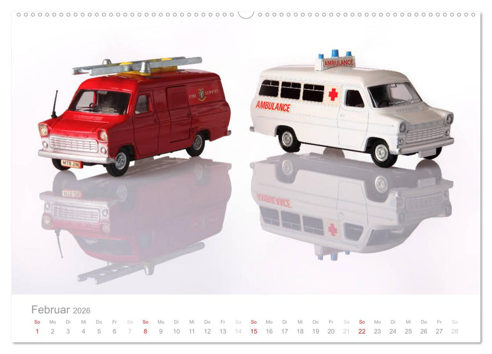 Dinky Toys Spielzeugautos (CALVENDO Wandkalender 2026)