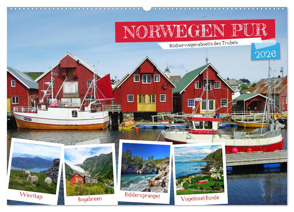 Norwegen PUR (CALVENDO Wandkalender 2026)