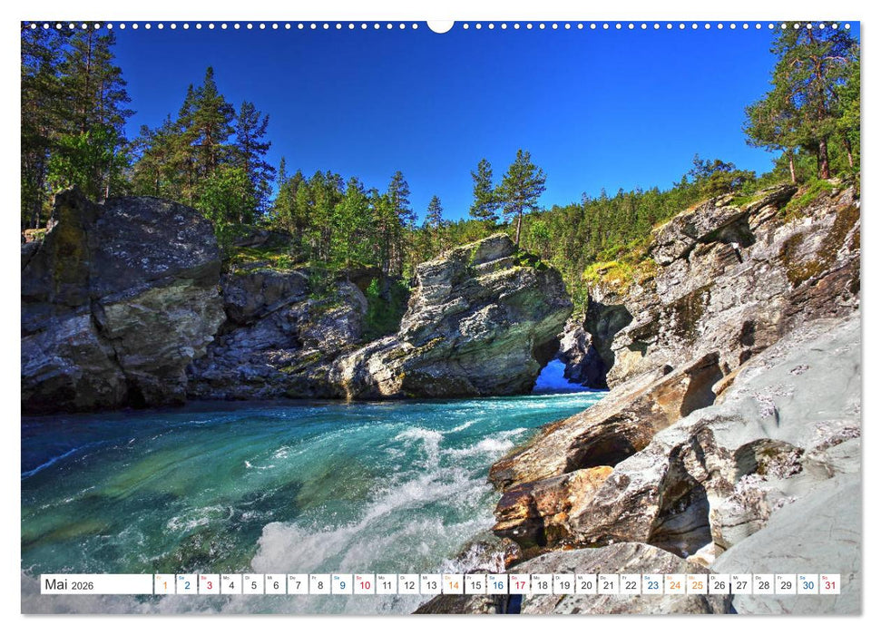 Norwegen PUR (CALVENDO Wandkalender 2026)