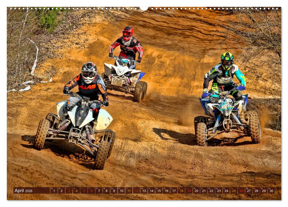 Quad - so cool (CALVENDO Premium Wandkalender 2026)