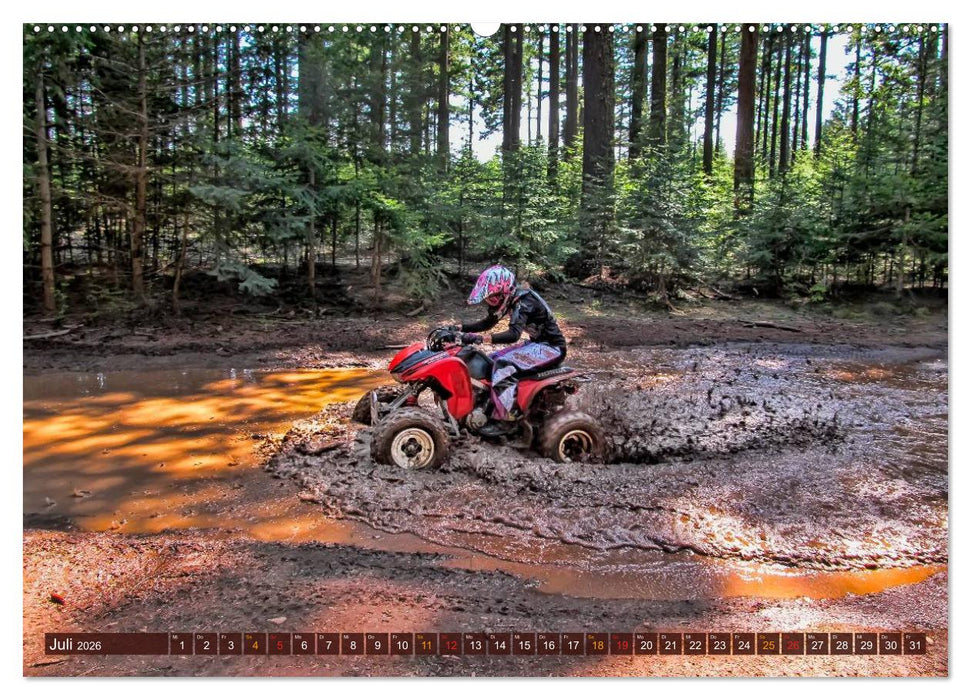 Quad - so cool (CALVENDO Premium Wandkalender 2026)