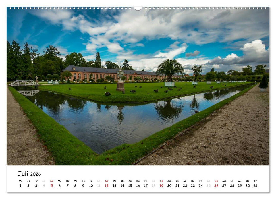 Schlösser und Gärten Süddeutschland (CALVENDO Premium Wandkalender 2026)