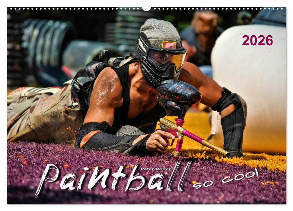 Paintball - so cool (CALVENDO Wandkalender 2026)