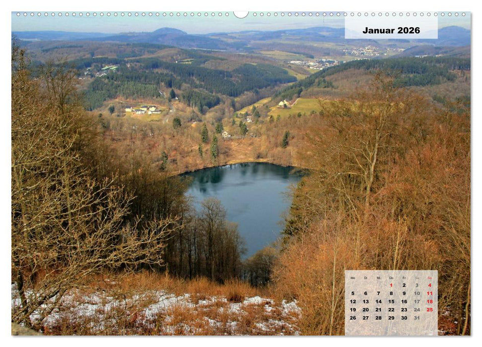 Die Eifel und ihre Regionen - Die Vulkaneifel (CALVENDO Premium Wandkalender 2026)
