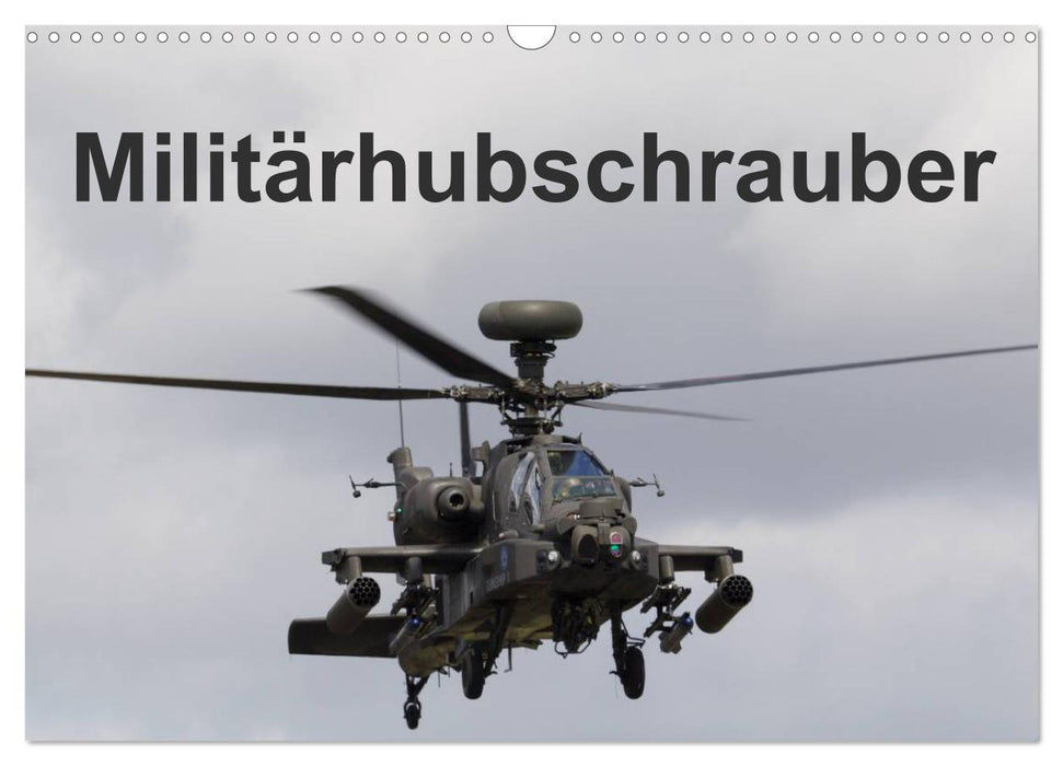 Militärhubschrauber (CALVENDO Wandkalender 2026)