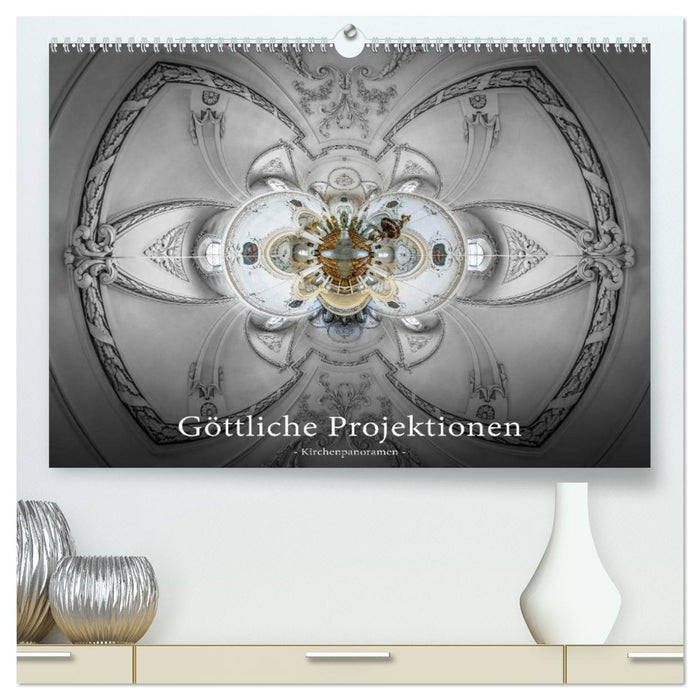 Göttliche Projektionen - Kirchenpanoramen (CALVENDO Premium Wandkalender 2026)