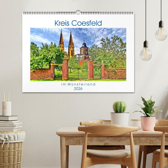 Kreis Coesfeld im Münsterland - Stadt Land Fluß (CALVENDO Wandkalender 2026)