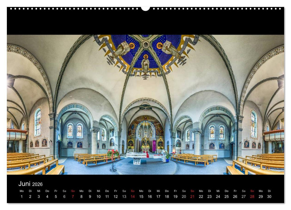 Kapellen, Kirchen und Kathedralen 2026 (CALVENDO Premium Wandkalender 2026)