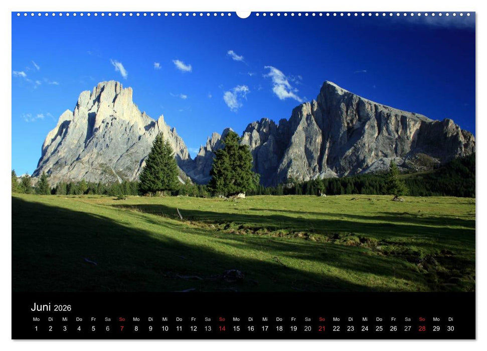 Alpe di Siusi - Seiser Alm (CALVENDO Wandkalender 2026)