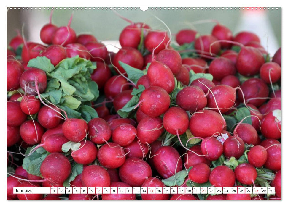 Lebensmittel liebevoll arrangiert (CALVENDO Premium Wandkalender 2026)