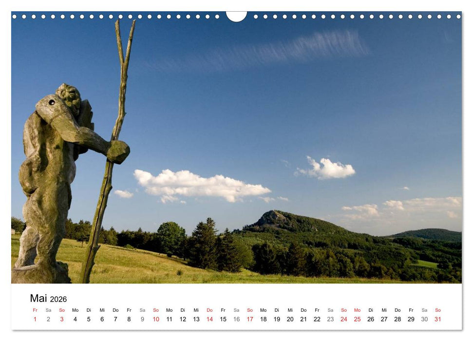 Die Rhön (CALVENDO Wandkalender 2026)