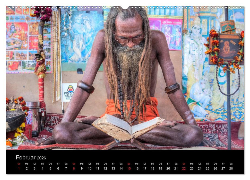 Indiens Gesichter (CALVENDO Premium Wandkalender 2026)
