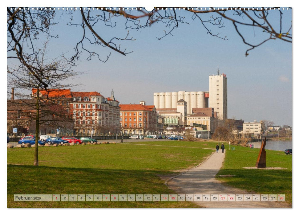 Unterwegs in Riesa (CALVENDO Premium Wandkalender 2026)