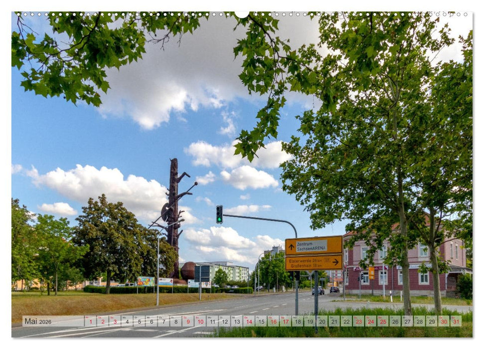 Unterwegs in Riesa (CALVENDO Premium Wandkalender 2026)