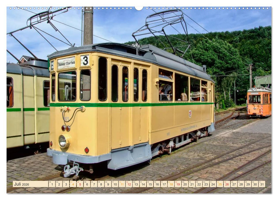 Durch die Welt mit der Straßenbahn (CALVENDO Premium Wandkalender 2026)