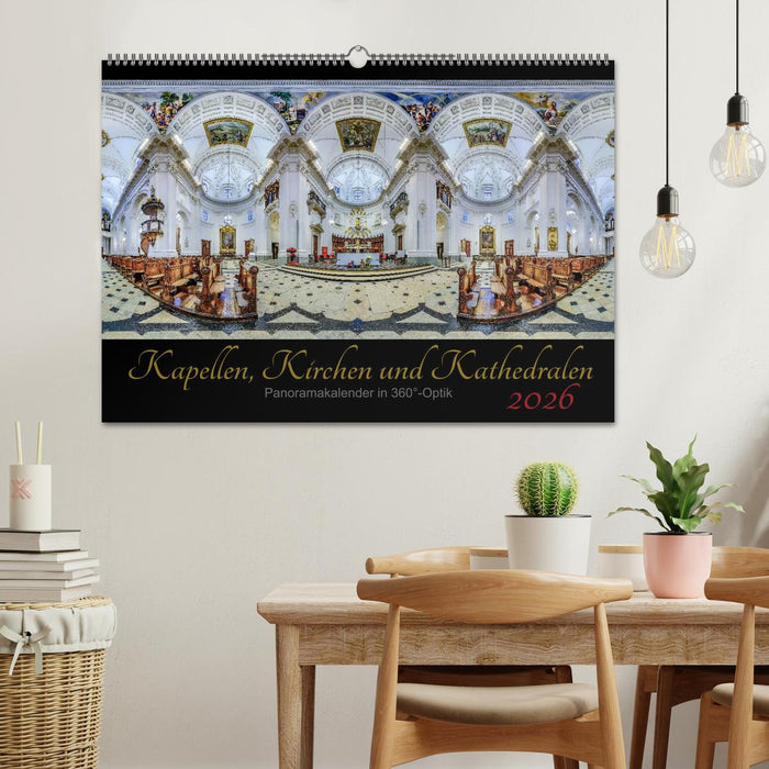 Kapellen, Kirchen und Kathedralen 2026 (CALVENDO Wandkalender 2026)