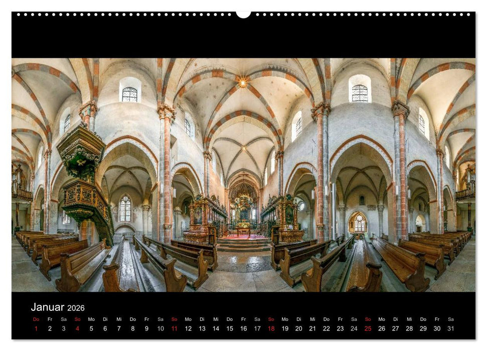 Kapellen, Kirchen und Kathedralen 2026 (CALVENDO Wandkalender 2026)