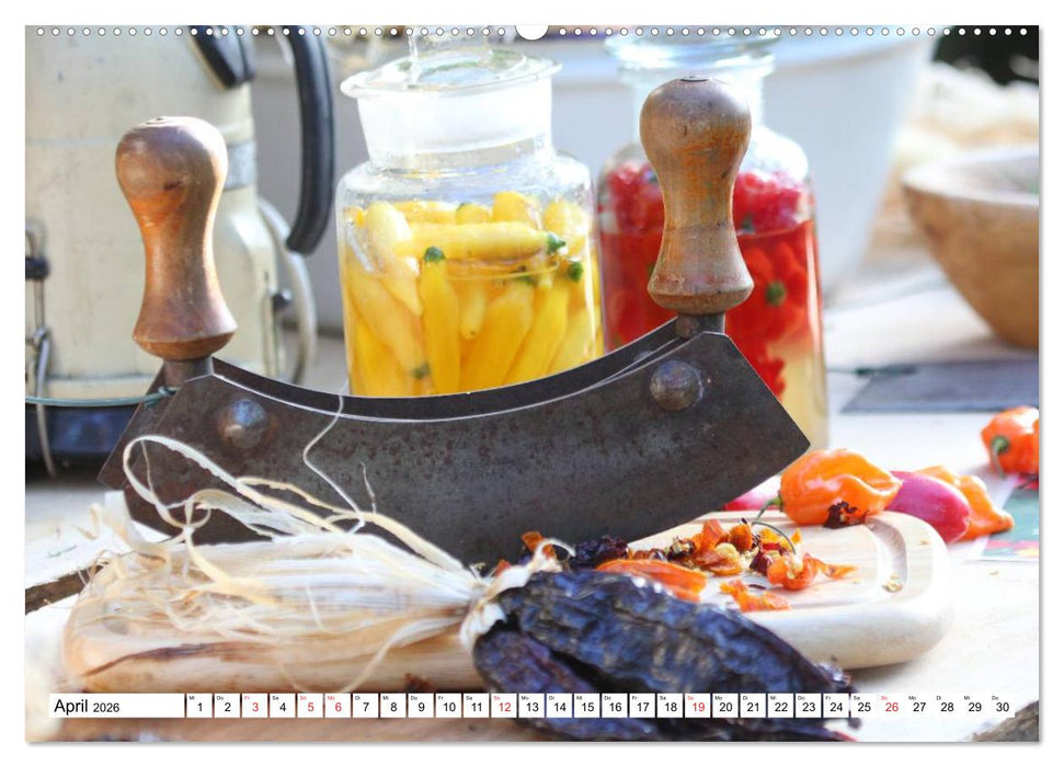 Lebensmittel liebevoll arrangiert (CALVENDO Wandkalender 2026)