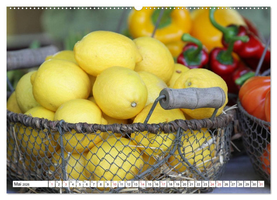 Lebensmittel liebevoll arrangiert (CALVENDO Wandkalender 2026)