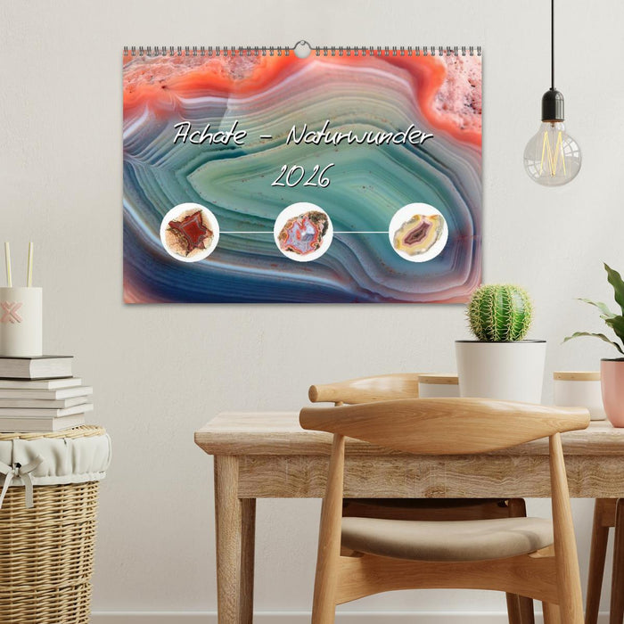 Achate - Naturwunder (CALVENDO Wandkalender 2026)